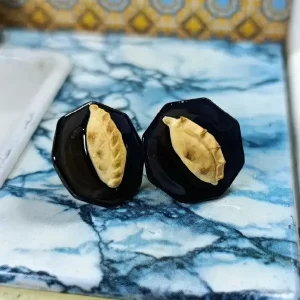Aritos Fijos Platos de Empanadas Norteñas (negro)