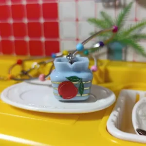 Collar Lecherita Vintage Celeste