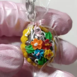 Collar huevo de Pascua (Amarillo)