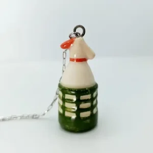 Collar Sifón de soda (verde con pico blanco)